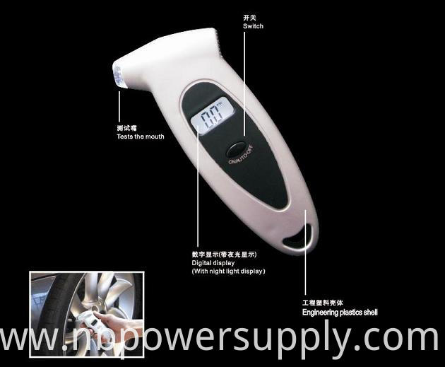 Hot High Quality LCD Digital Display Car Used Tire Pressure Gauge